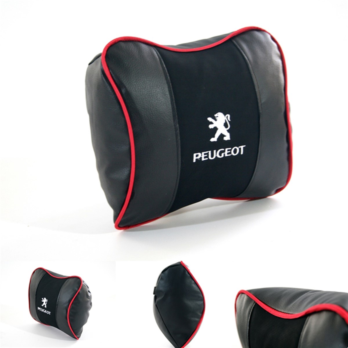 Peugeot Geniş Havalı Deri Boyun Seyahat Uyku Yastığı 1 Adet