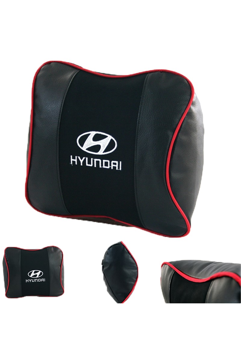 Hyundai Geniş Havalı Deri Boyun Seyahat Uyku Yastığı 1 Adet