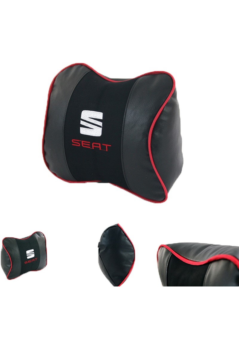 Seat Geniş Havalı Deri Boyun Seyahat Uyku Yastığı 1 Adet