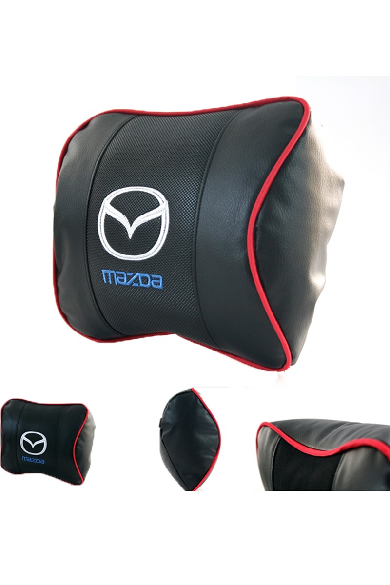 Mazda Geniş Havalı Deri Boyun Seyahat Uyku Yastığı 1 Adet