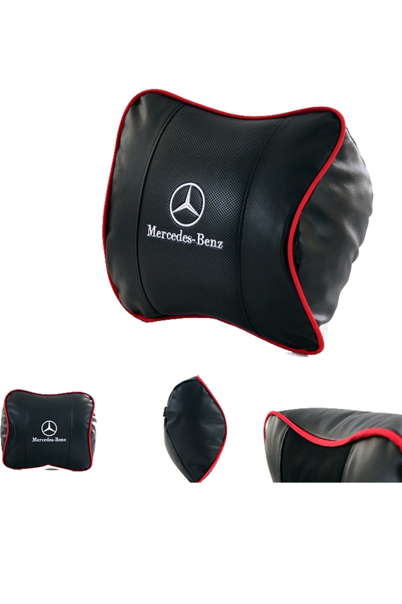 Mercedes Geniş Havalı Deri Boyun Seyahat Uyku Yastığı 1 Adet