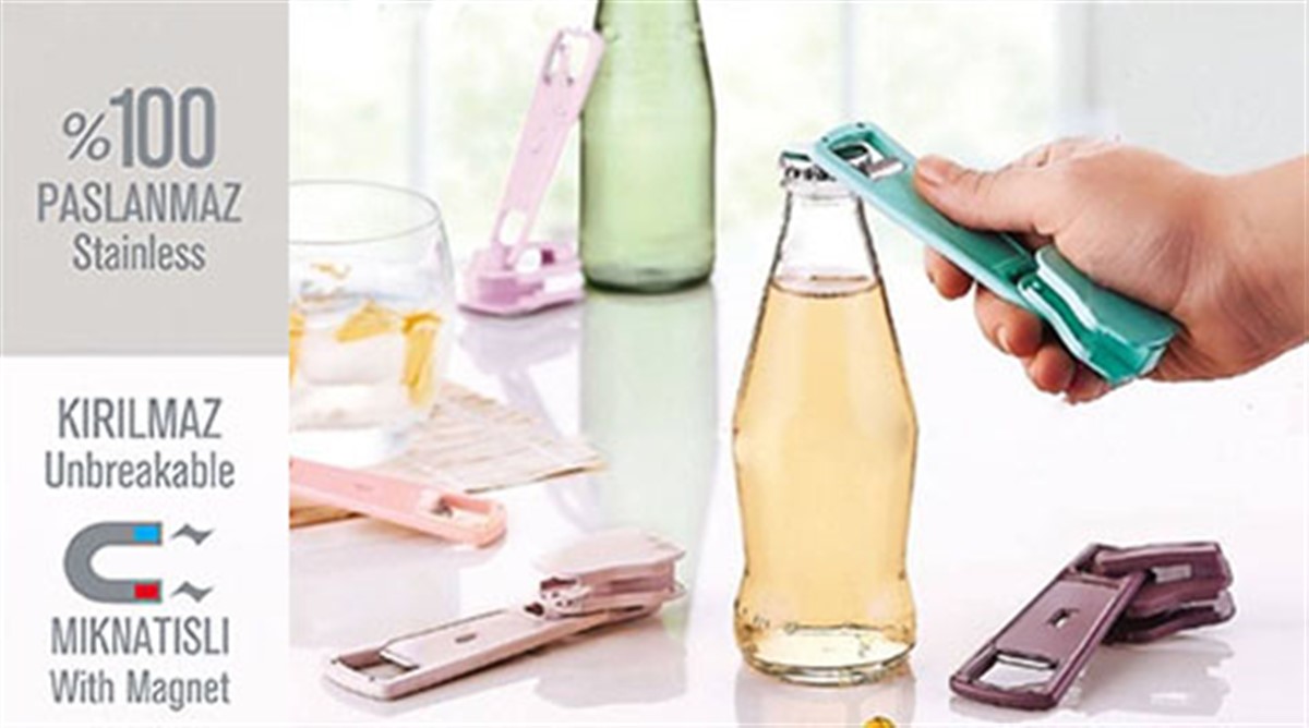 Fermuar Şeklinde Dekoratif Magnet Açacak Asorti