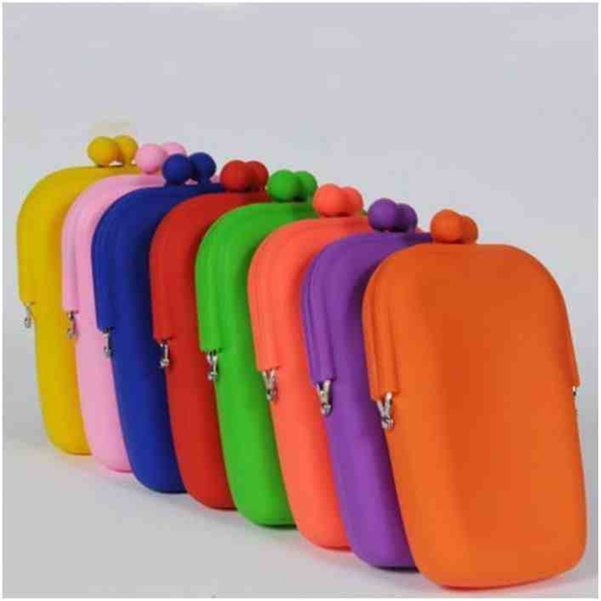 Renkli Silikon Cüzdan Klipsli Googbag