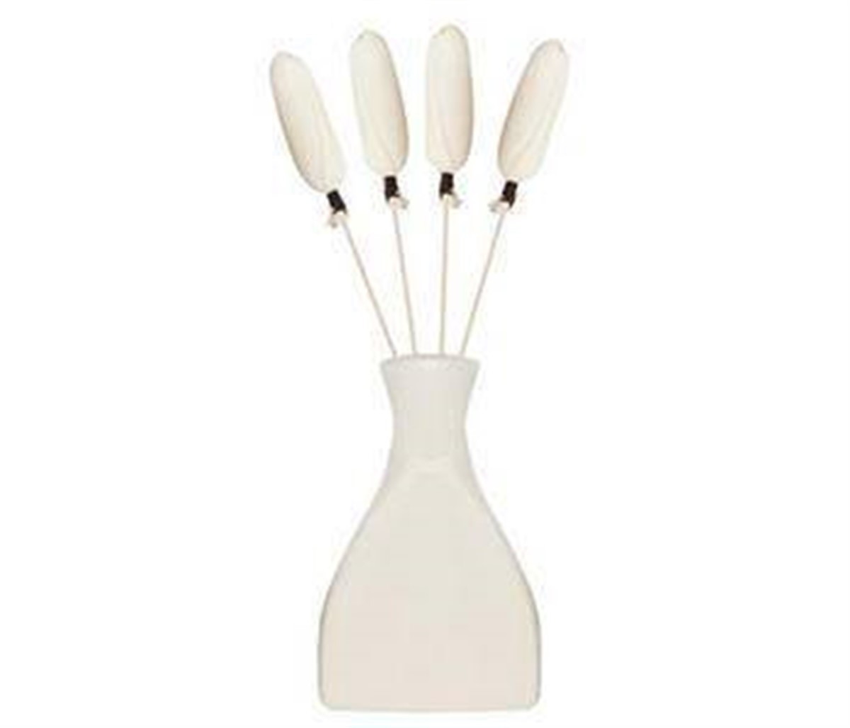 Bambu Çubuklu Seramik Mini Vazoda Oda Kokuları