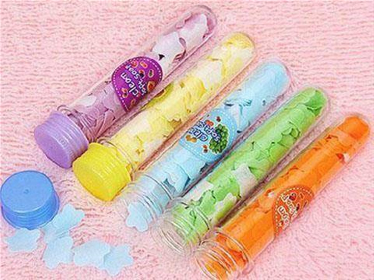 Kağıt Sabun Yaprakları 3 Tüp Bir Arada Asorti