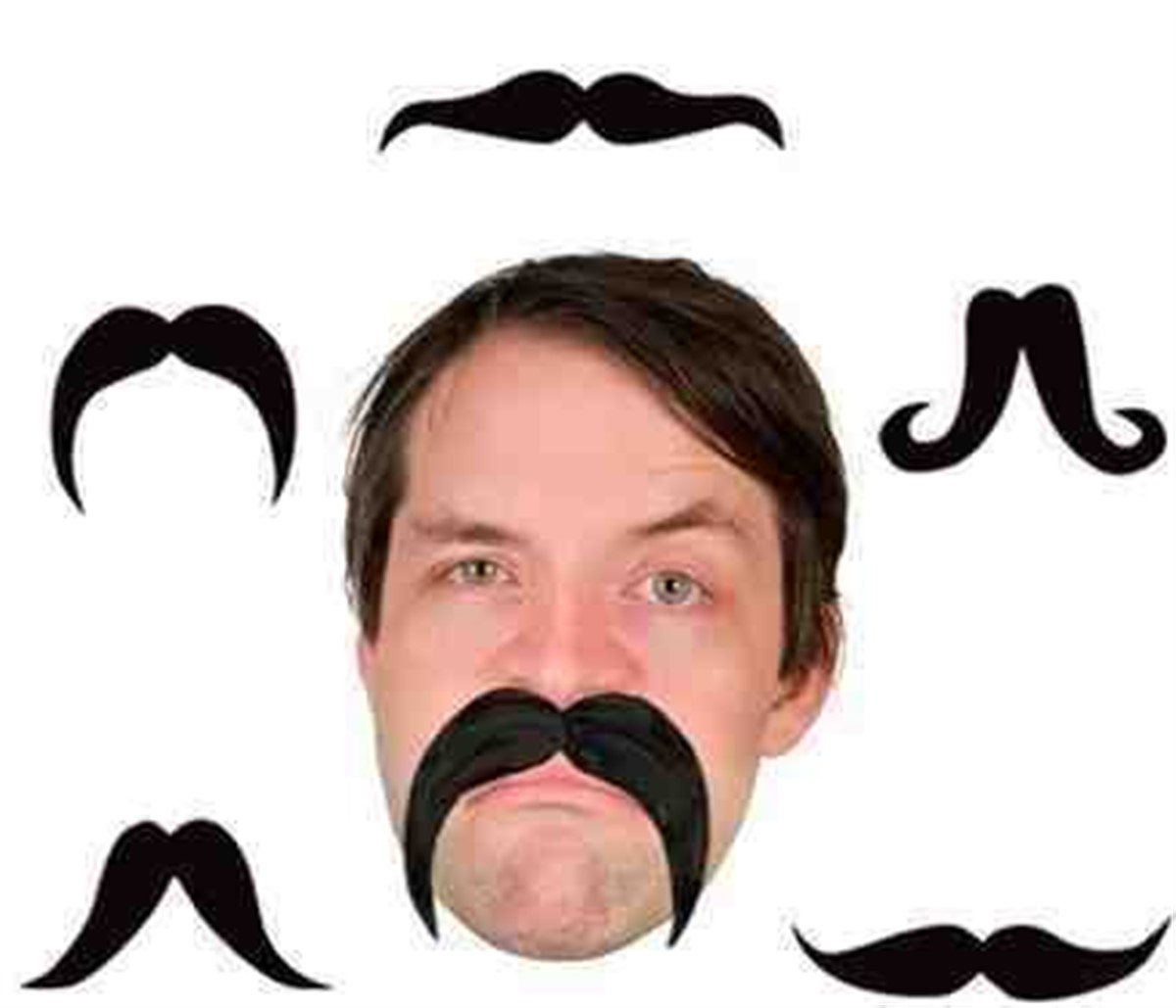 Takma Tel Tek Pala Bıyık Şaka Sihir Malzeme