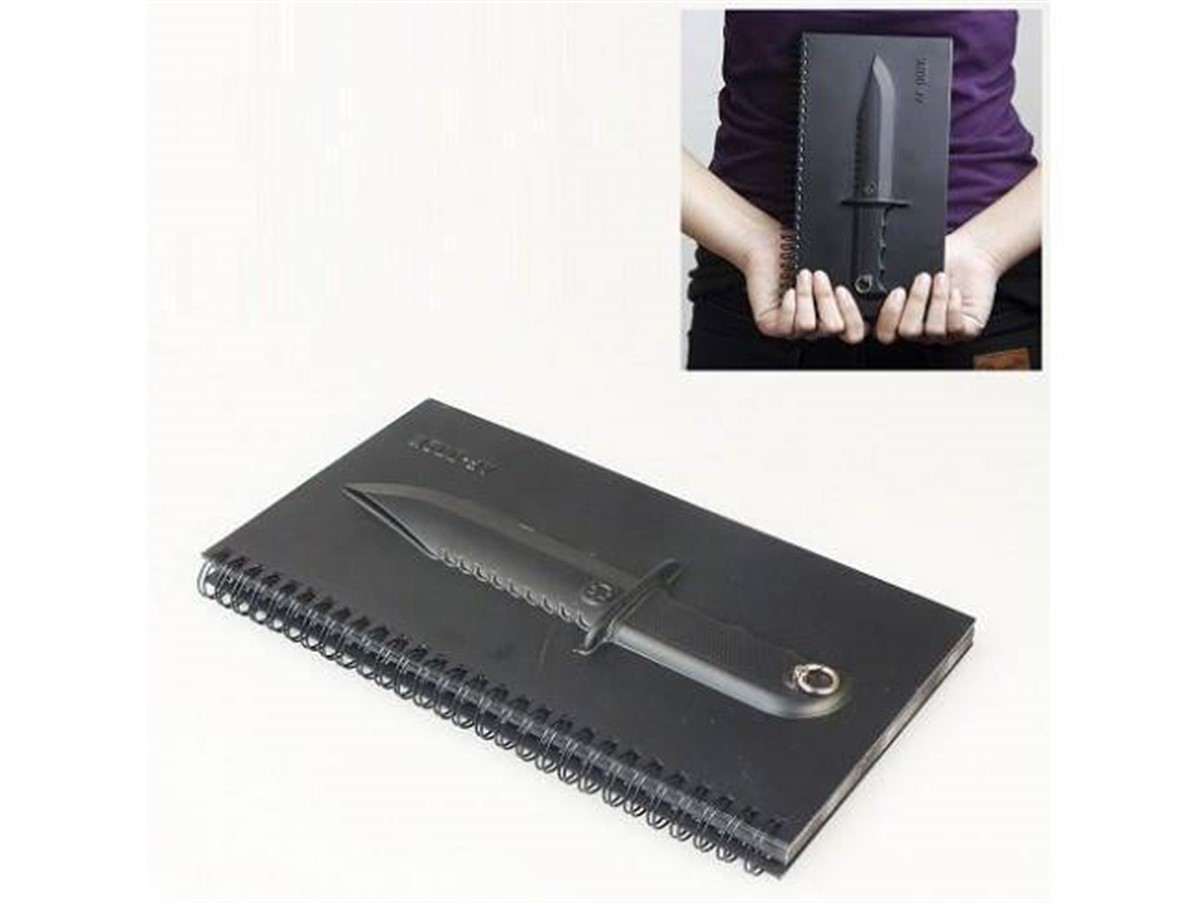 Bıçak Desenli Not Defteri