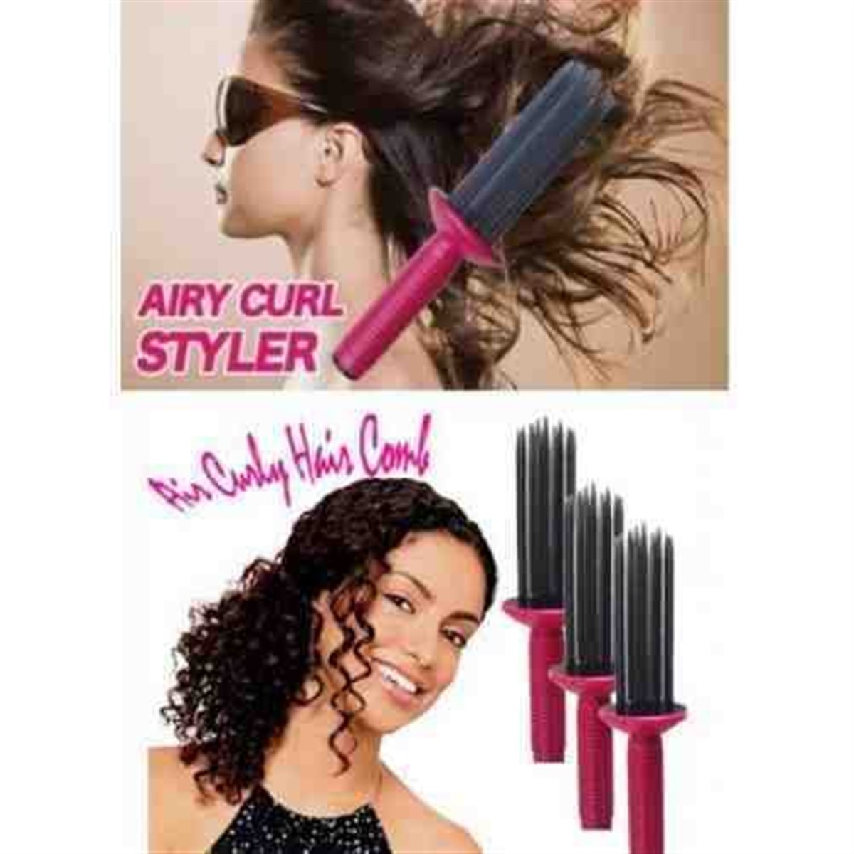 Saç Dalgalandırma Bukle Yapma Kızaklı Tarağı