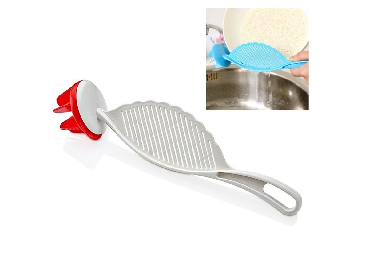Pirinç Pilav Tencere Kenarı Yıkama Süzme Kaşığı