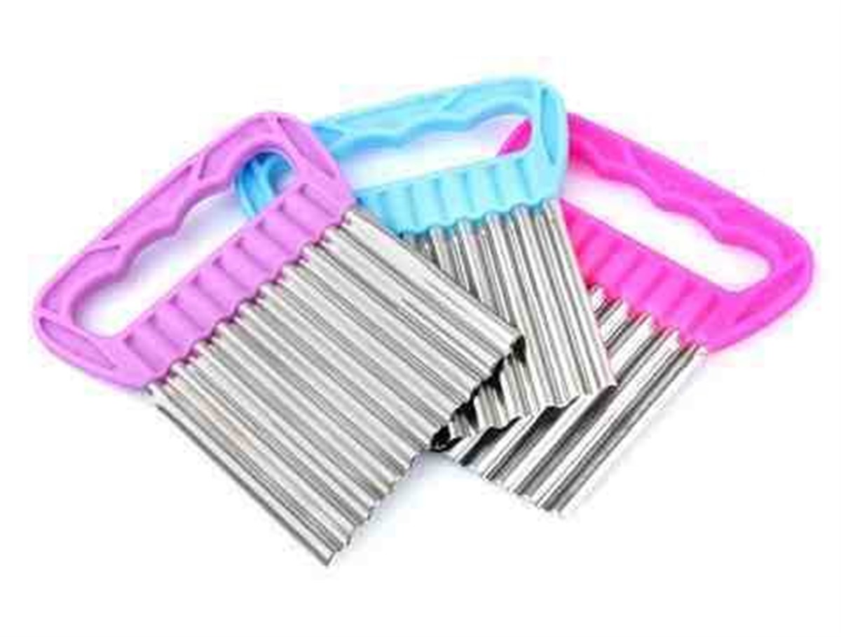 Chips Chopper Şekilli Sebze Meyve Dilimleyici Asorti