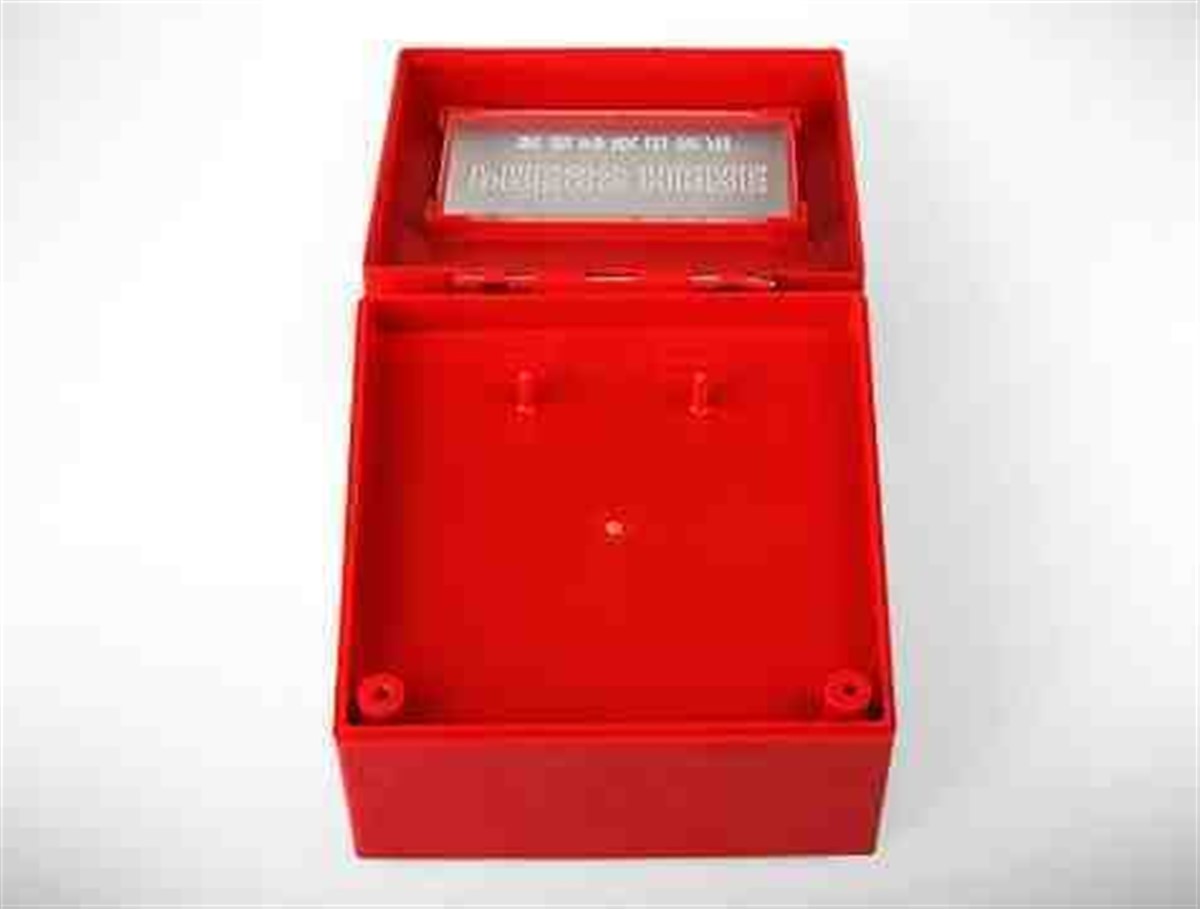 Acil Durum Kumbarası Yangın Alarm Butonu Şeklinde