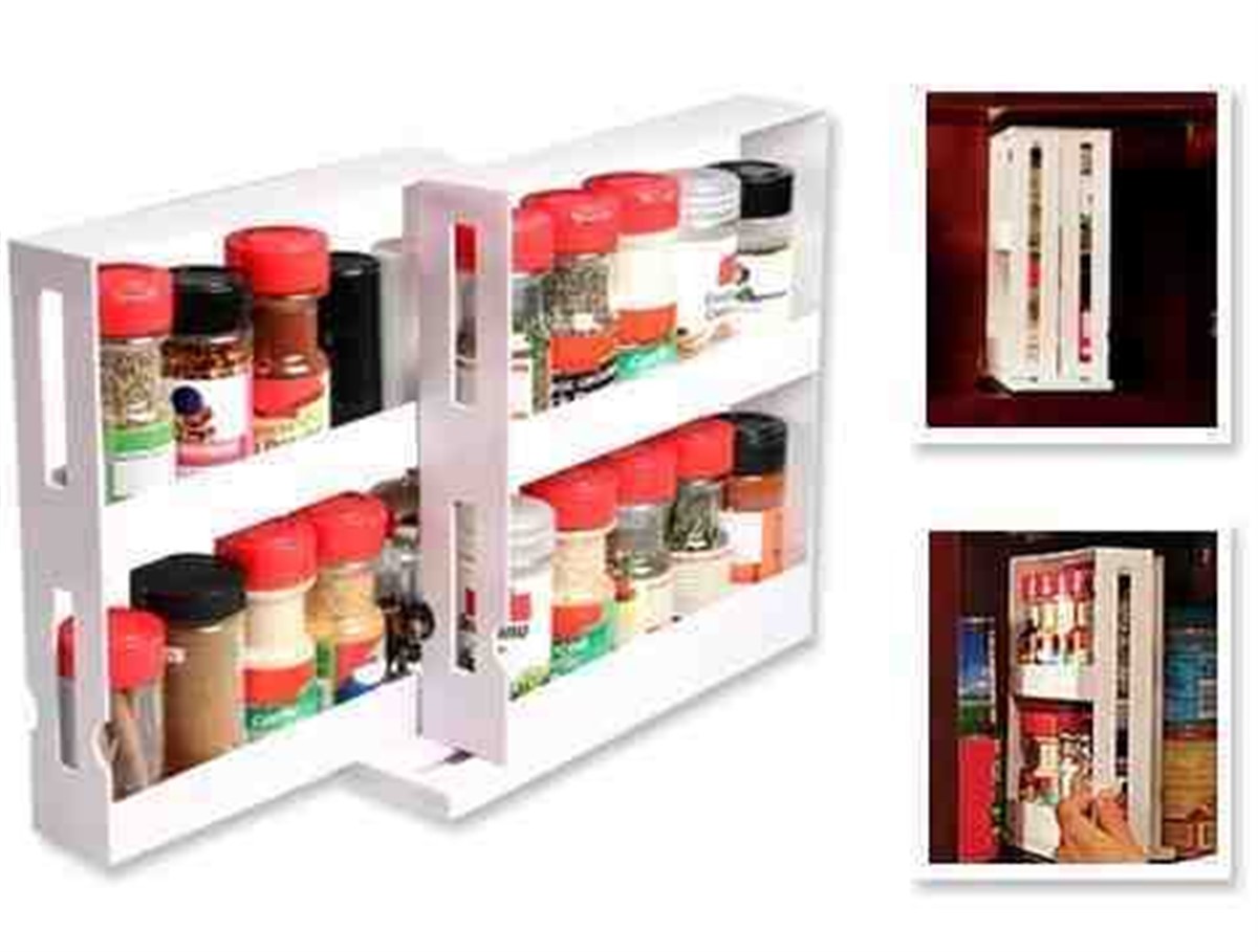 Swievel Store Yer Tasarrufu Sağlayan Döner Baharatlık Rafı