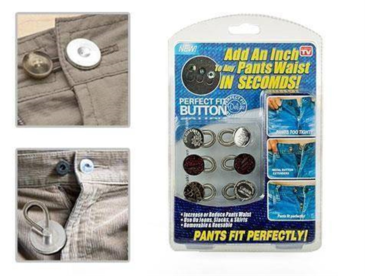 Button Extenders Genişletici Metal Düğme Seti