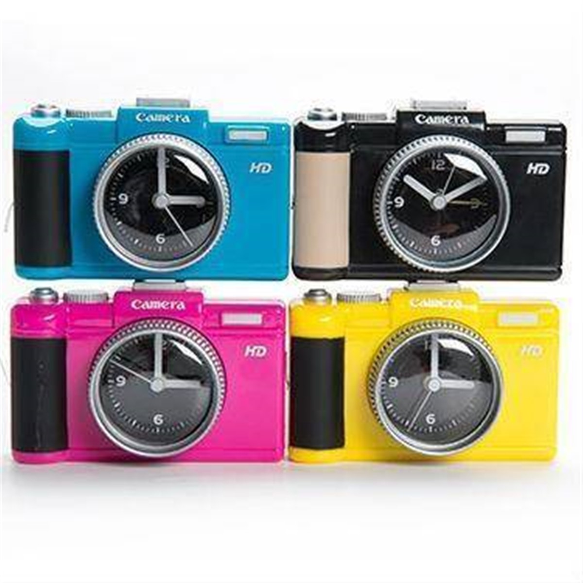 Fotoğraf Makinesi Görünümlü Çalar Saat Asorti