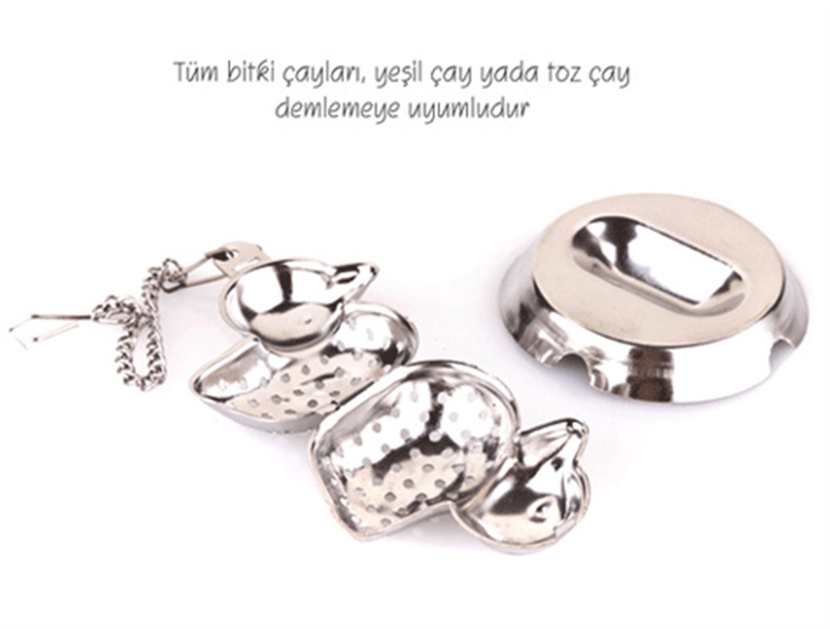 Bardakta Çay Demleyici Çelik Ördek