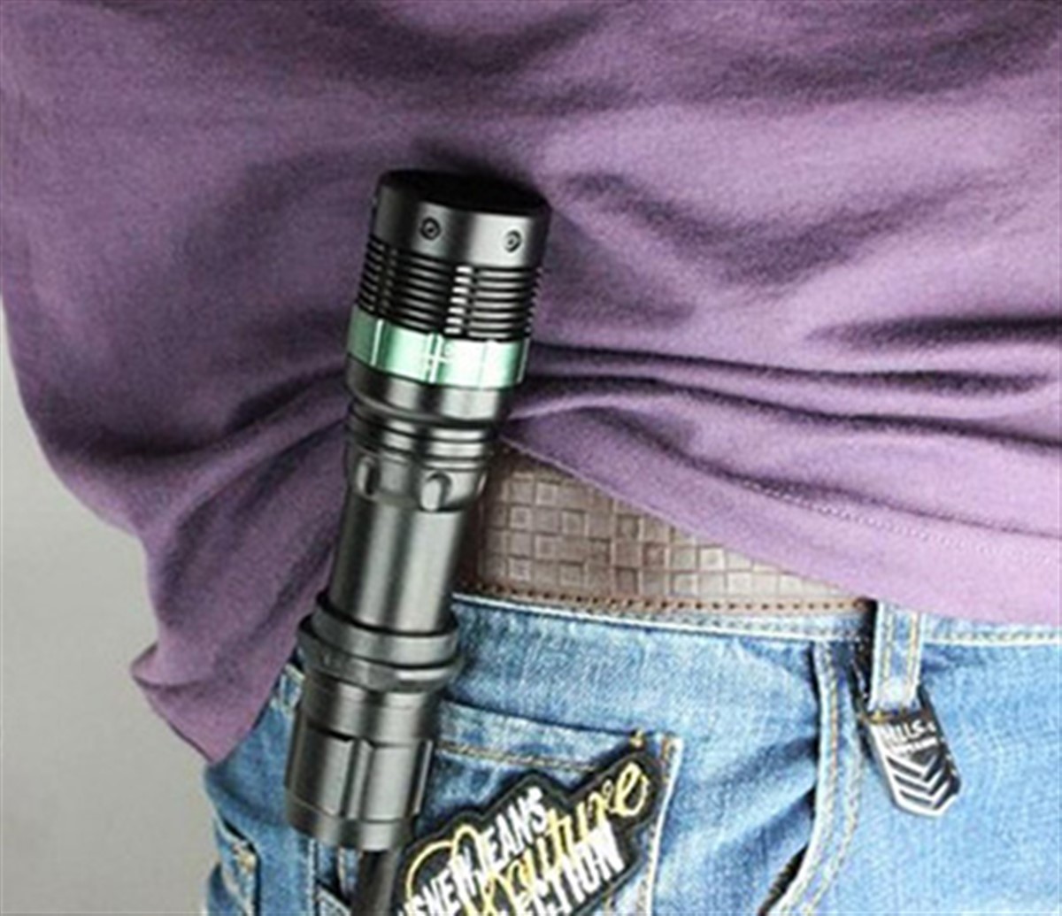 500 Lümen Şarjlı Zoomlu Alüminyum El Feneri Set