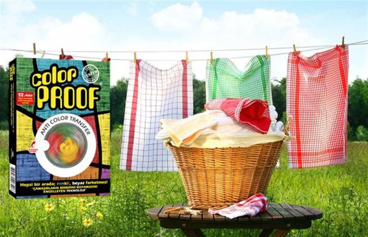 Çamaşır Boyası Engelleyen Sihirli Bez Color Proof