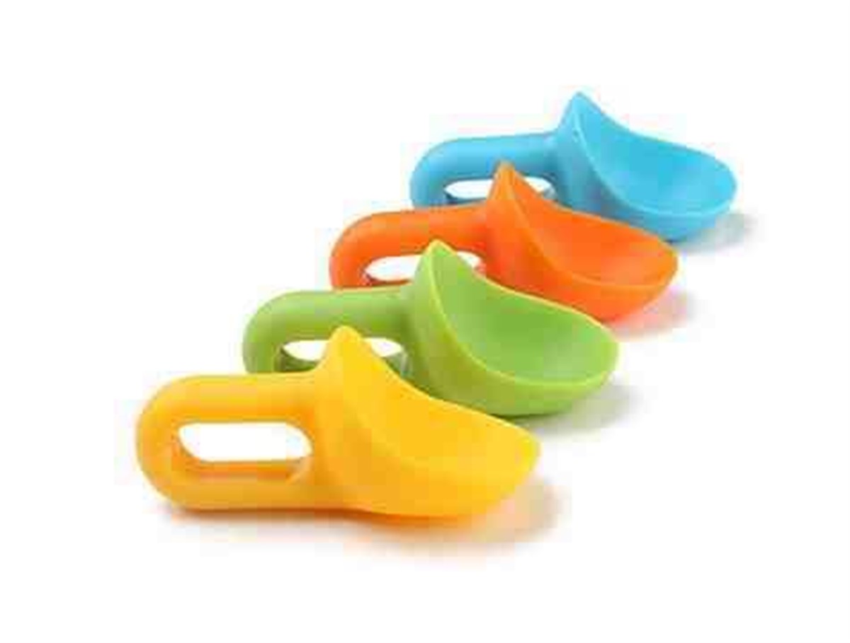 Rengarenk Plastik Dondurma Kaşıkları 4 Adet