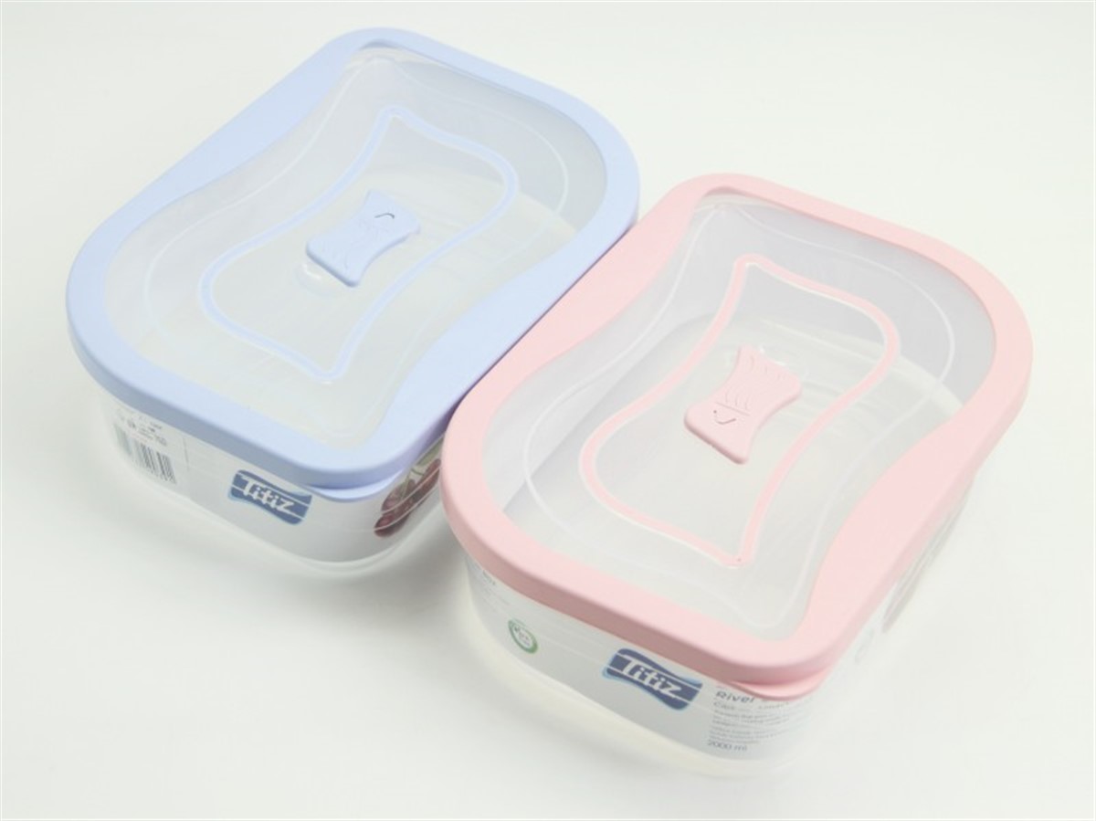 Hava Geçirmez Silikon Kapaklı Saklama Kabı 2000 ML Asorti