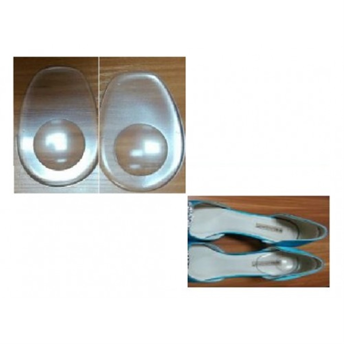 Bombeli Silikon Topuk Yastığı 1 Çift