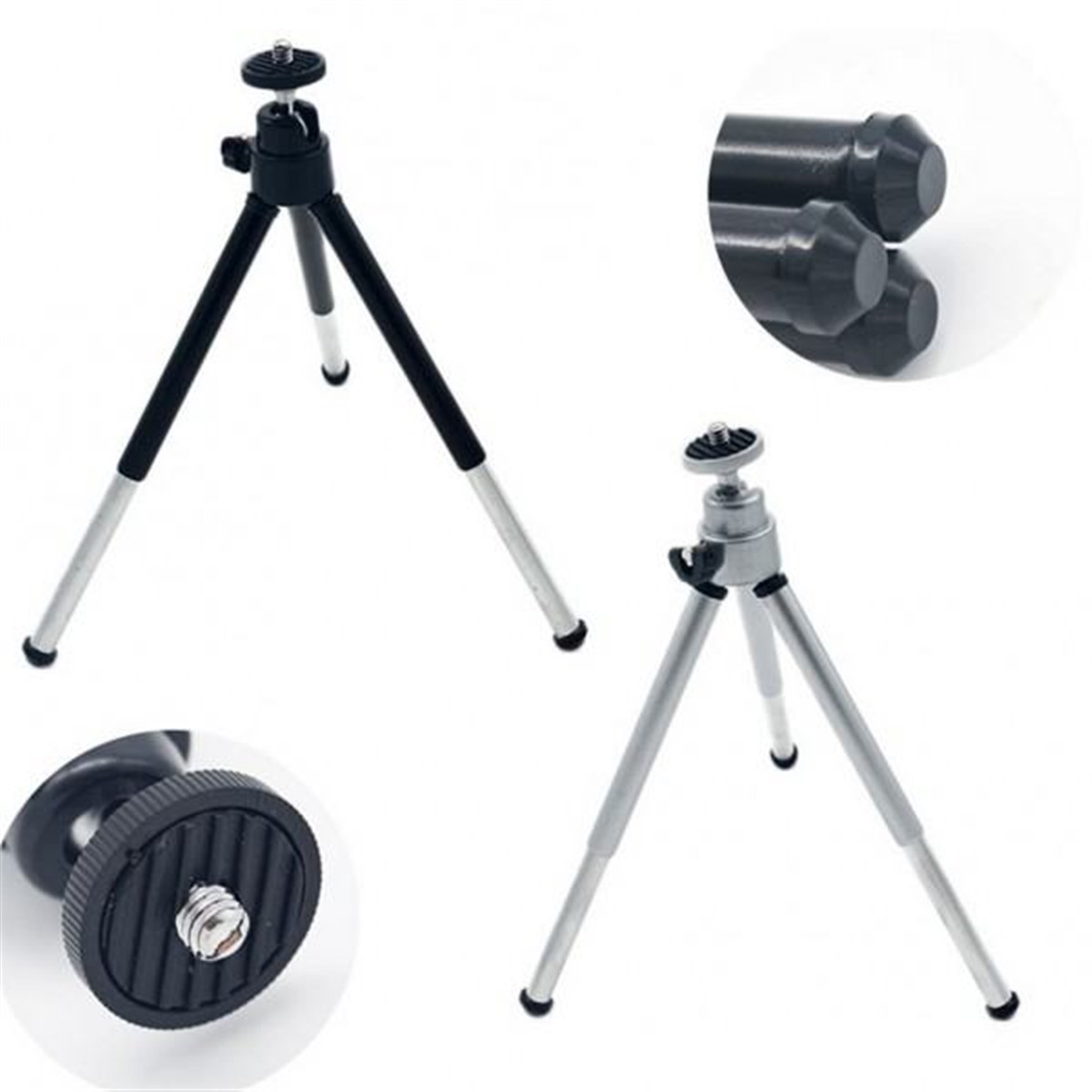 Metal Mini Tripod Asorti Telefon Tutucu Aparat Hediyeli
