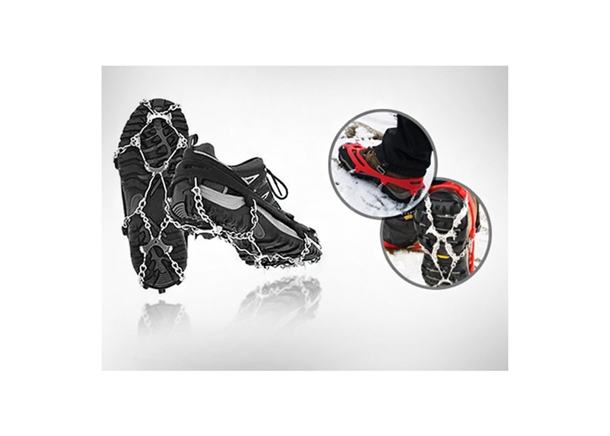 Gerçek Zincirli Kayma Önleyici Ayakkabı Kar Zinciri