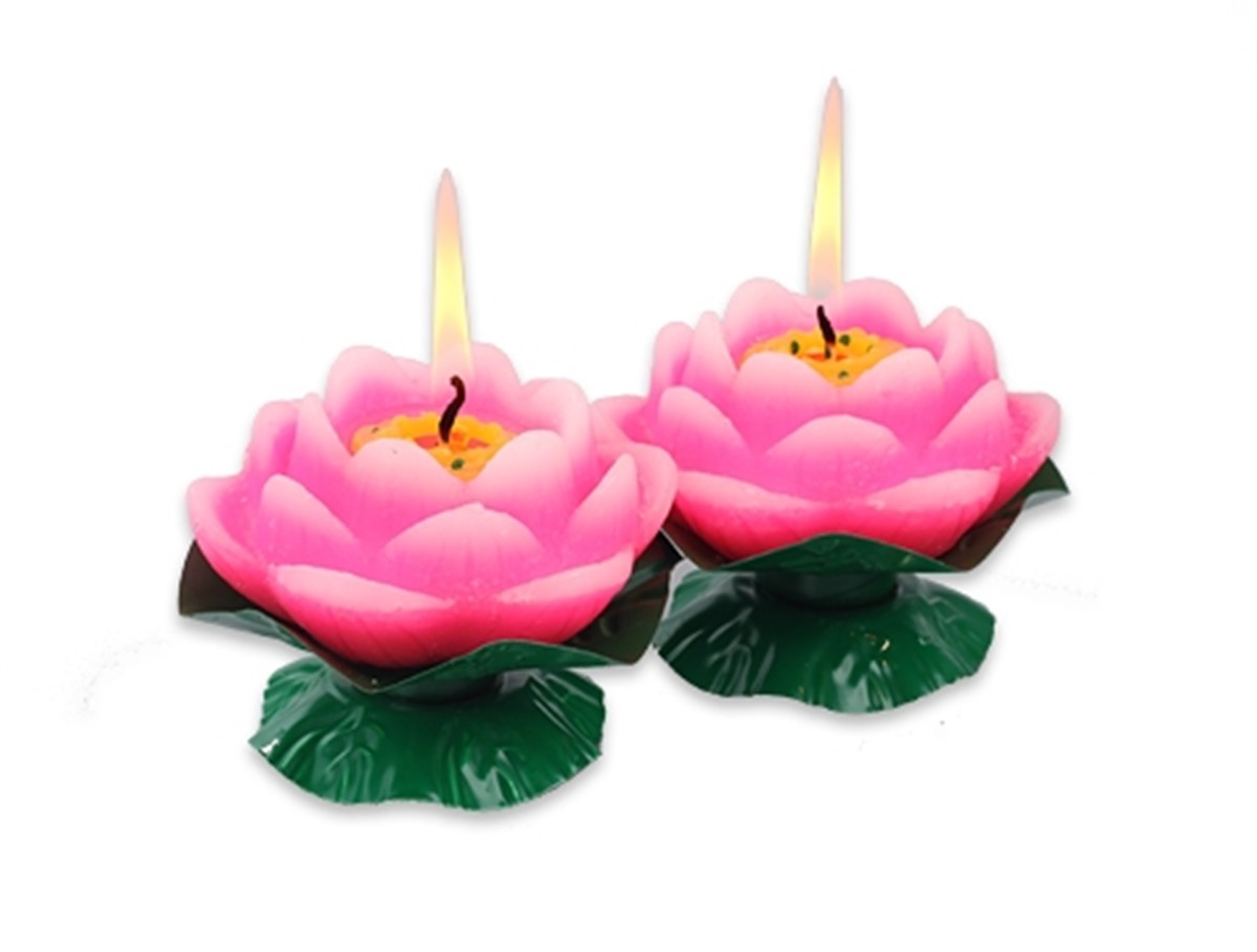 Suda Yüzen Dekoratif Mum 2 Adet