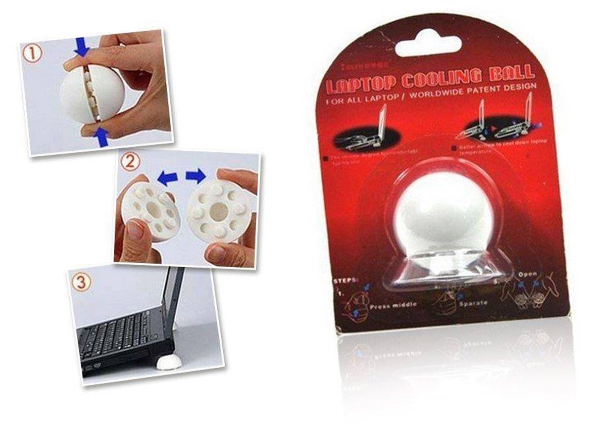 Laptop Cooling Ball - Laptop Yükseltici Top Ayak