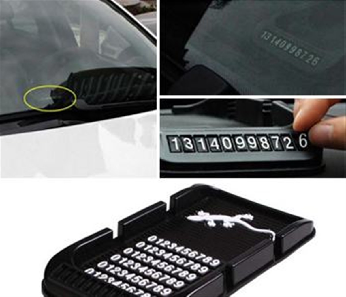 Park Tel Havuzlu Telefon Tutucu Numaratör Kaydırmaz Ped Asorti