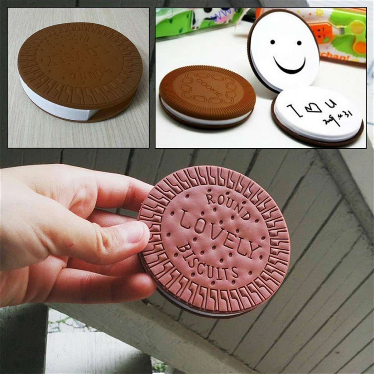 Bisküvi Şeklinde Not Defteri