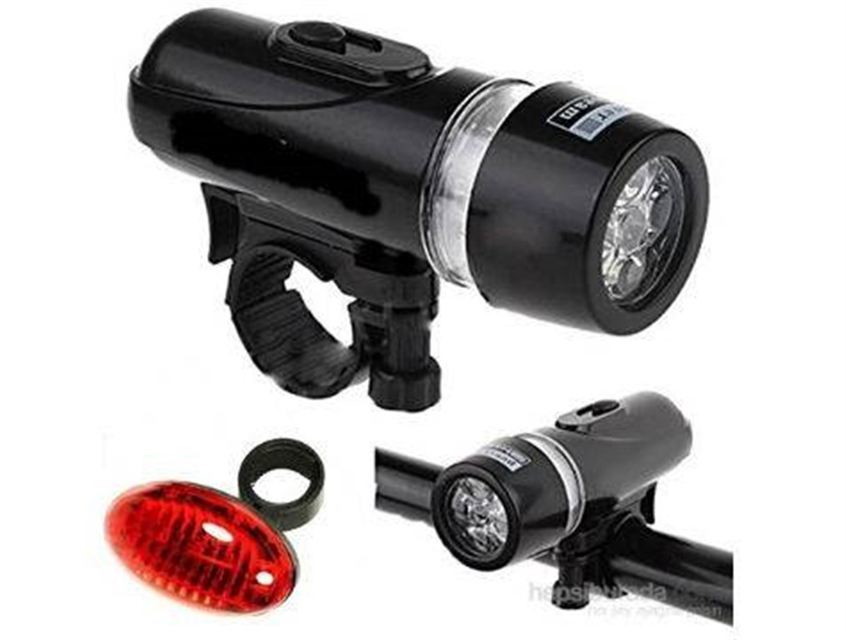 3 Fonksiyonlu Bisiklet Ön Arka Aydınlatma Seti