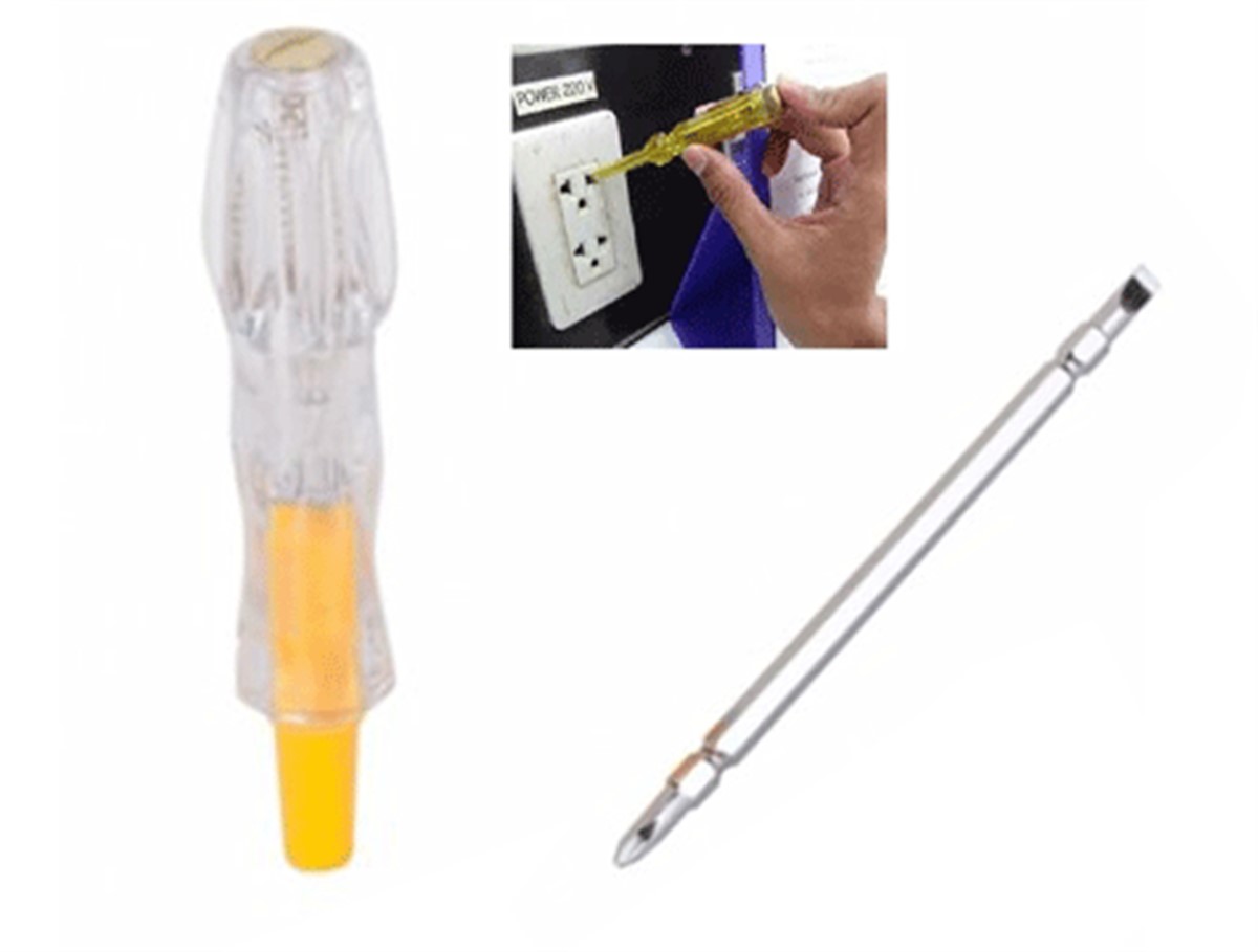 Çift Uçlu Kontrol Kalemi Ev Ofis Alet Çanta