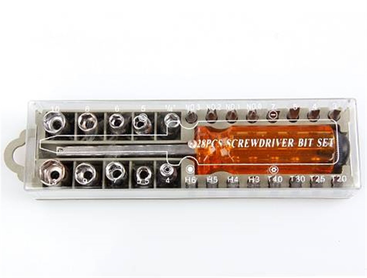 27 Parça Çok Başlıklı Tornavida Lokma Seti