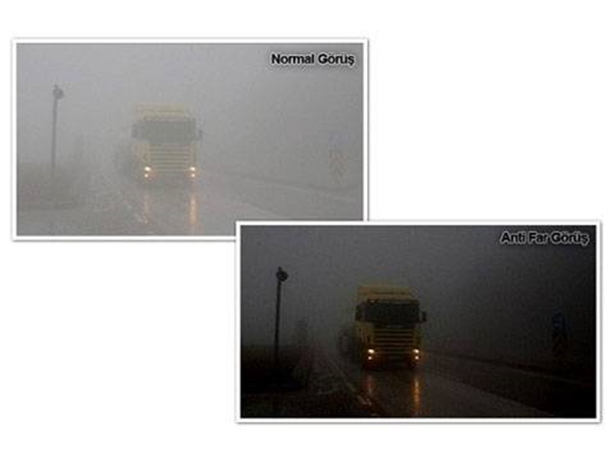 Metal Çerçeveli Anti Far Gece Görüş Gözlüğü Damla Modeli