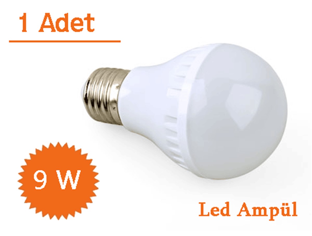 9W Enerji Tasarruflu Led Ampul