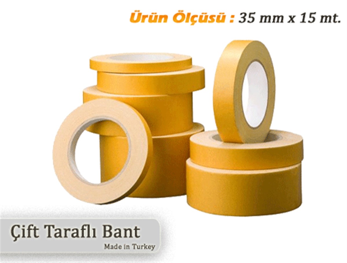 Çift Taraflı Bant 36 mm x 20 Mt
