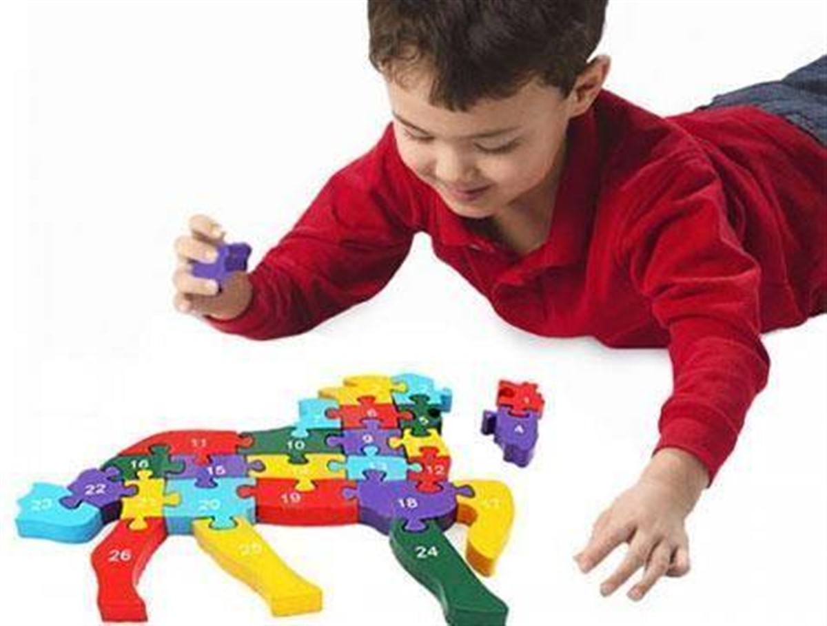 Çocuk Oyuncak Ahşap Öğretici Puzzle Hayvanlar Alemi Asorti