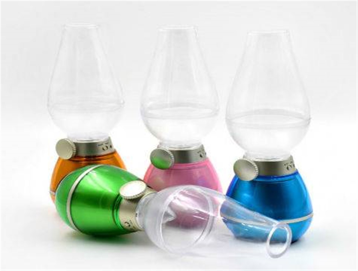 Üfleyince Yanan Nostaljik Elektronik Gaz Lambası Asorti