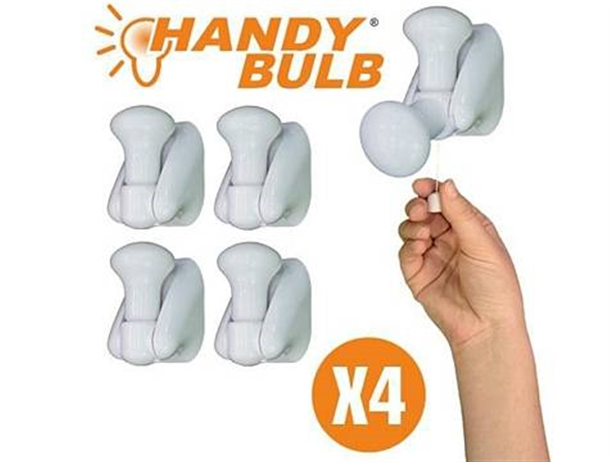Handy Bulb Duvara Monte Edilebilir Led Ampul 4 Adet