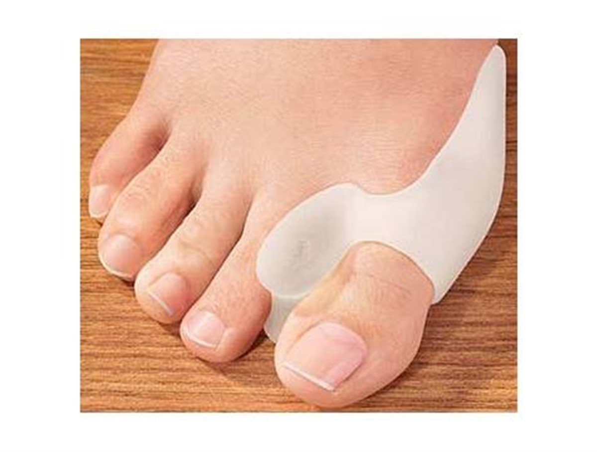 Bunion Kemik Koruyucu Makaralı Baş Parmak BEYAZ 2 li