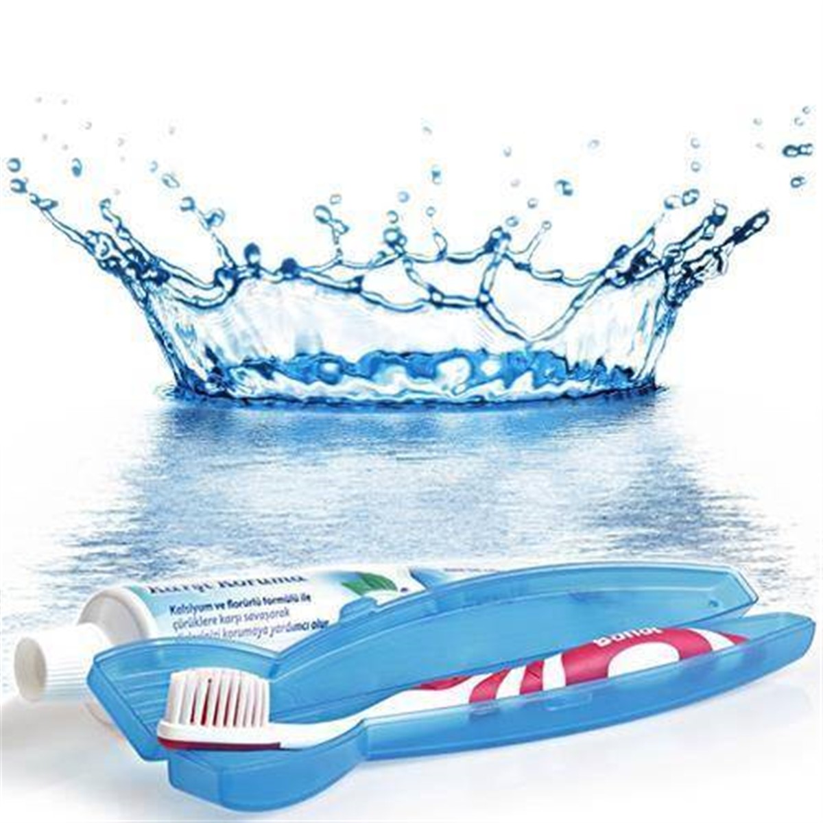 Seyahat Diş Fırçalık 3 Adet Asorti