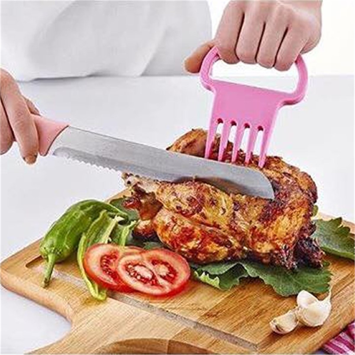 Tavuk Kesme ve Parçalama Çatalı 2 Adet Asorti