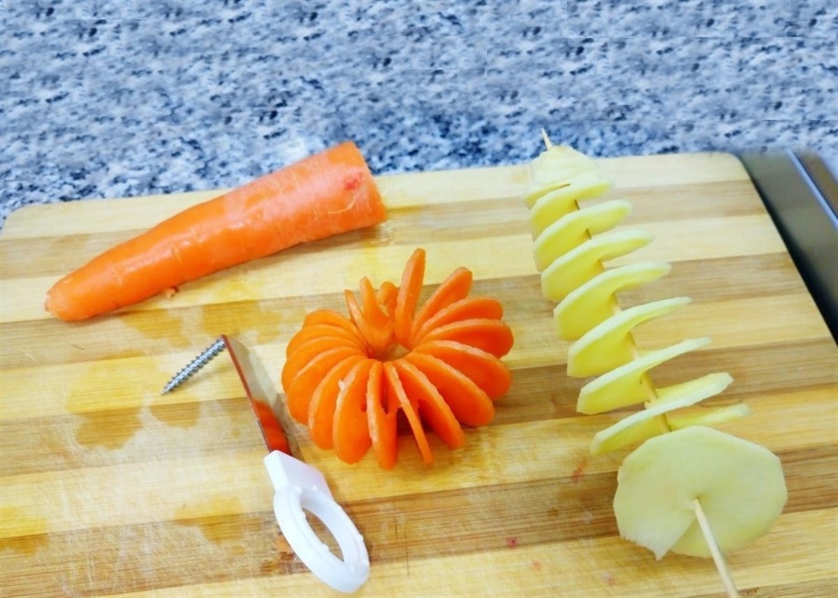 Vidalı Sebze Şekillendirme Seti Asorti