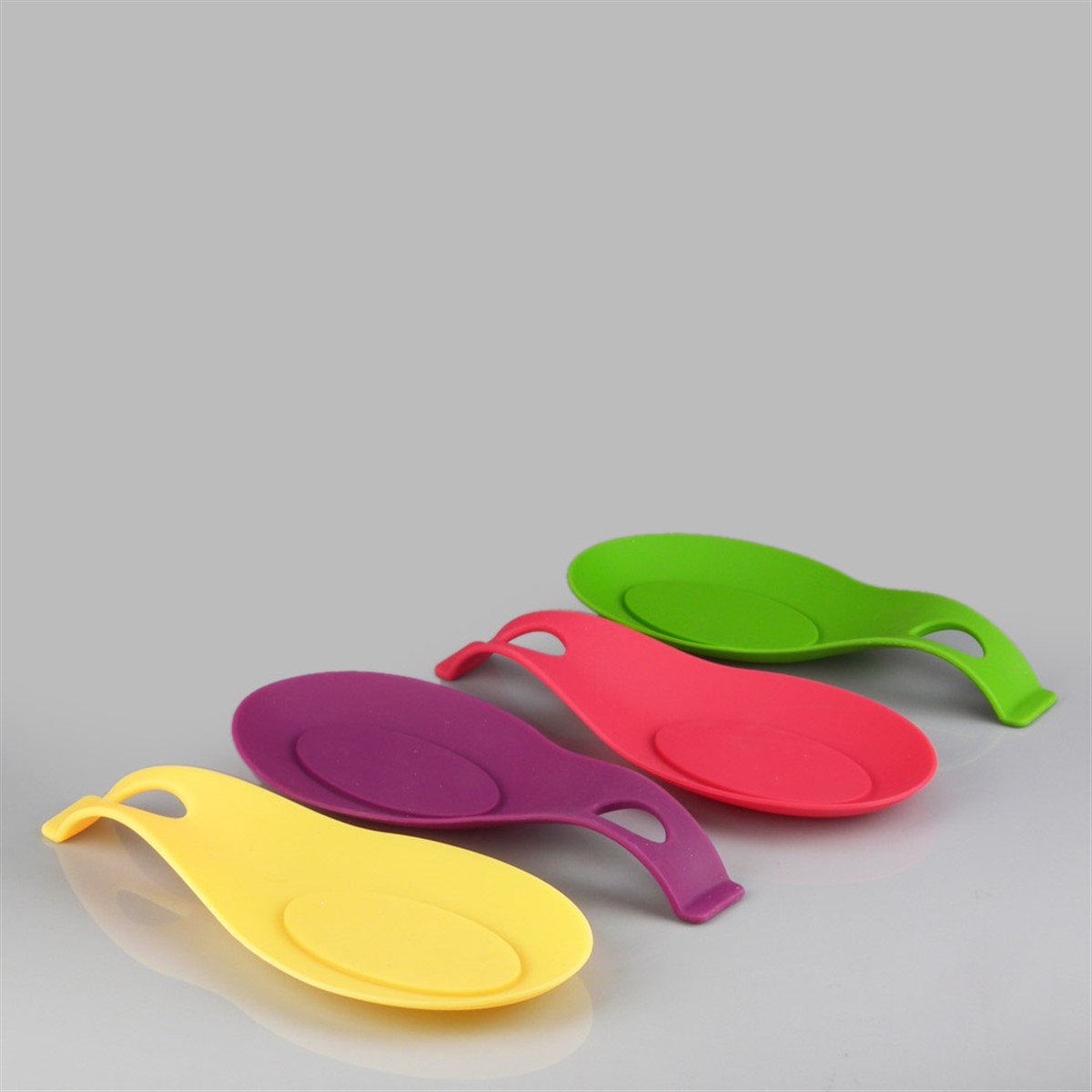 Silikon Kepçe Kaşık Altlığı Asorti
