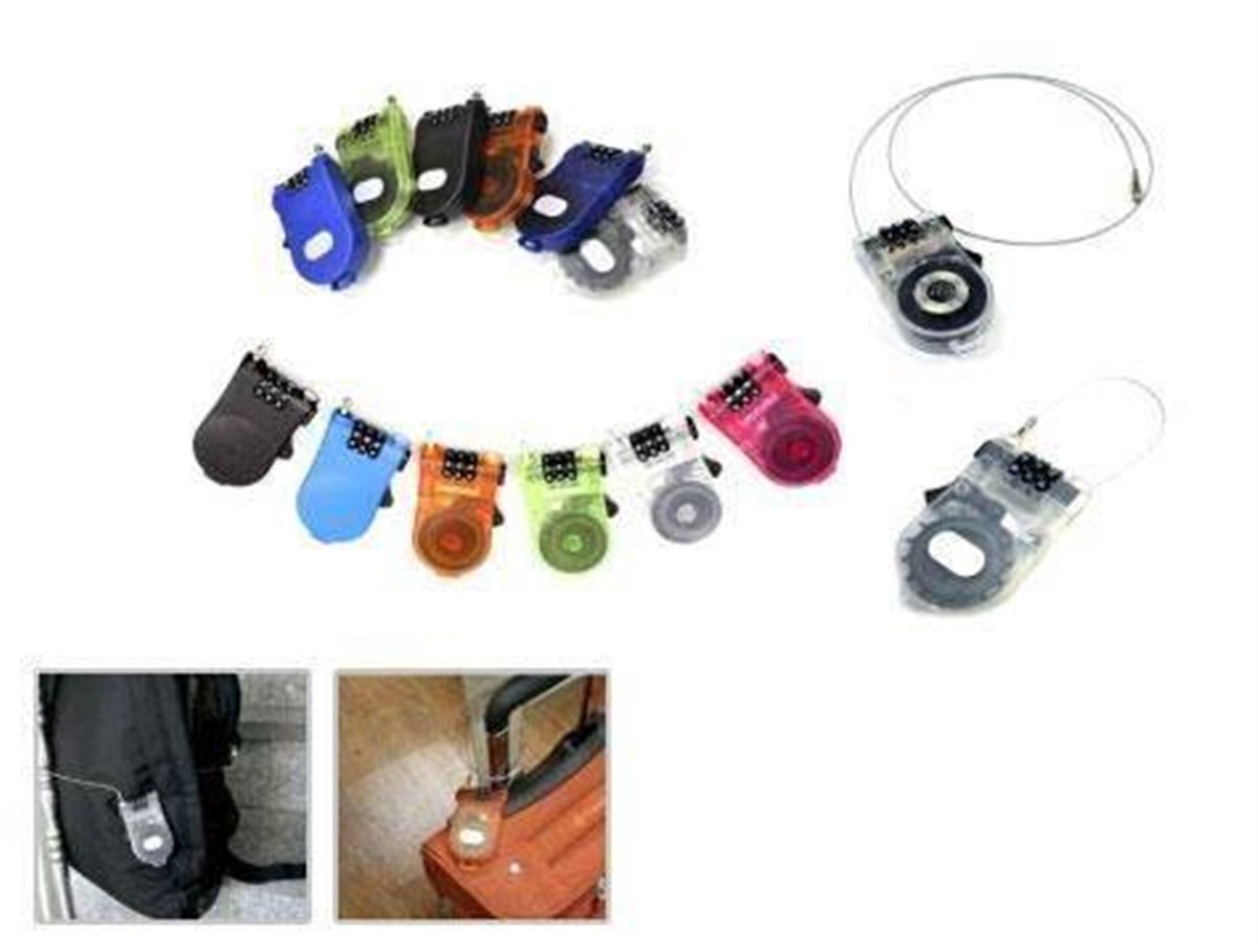 Uzayabilen Şifreli Çelik Telli Kilit