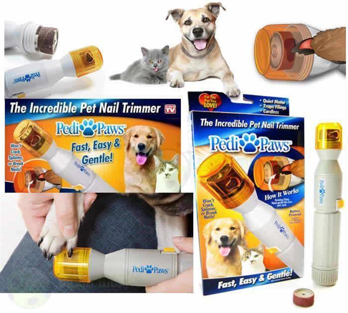 Pedi Paws Kedi Köpek Tırnak Törpüsü