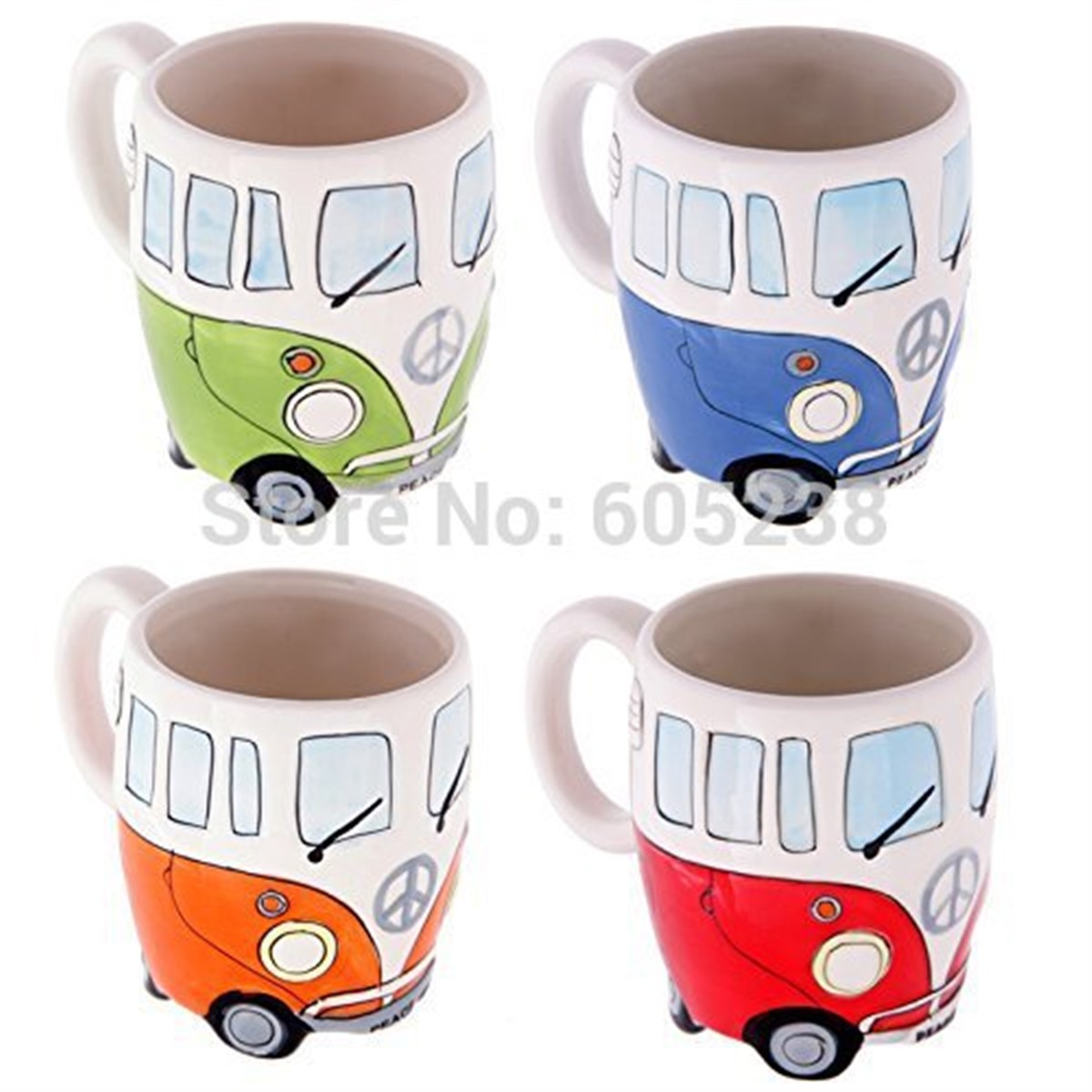 VosVos Tasarımlı Dekoratif Kupa Bardak