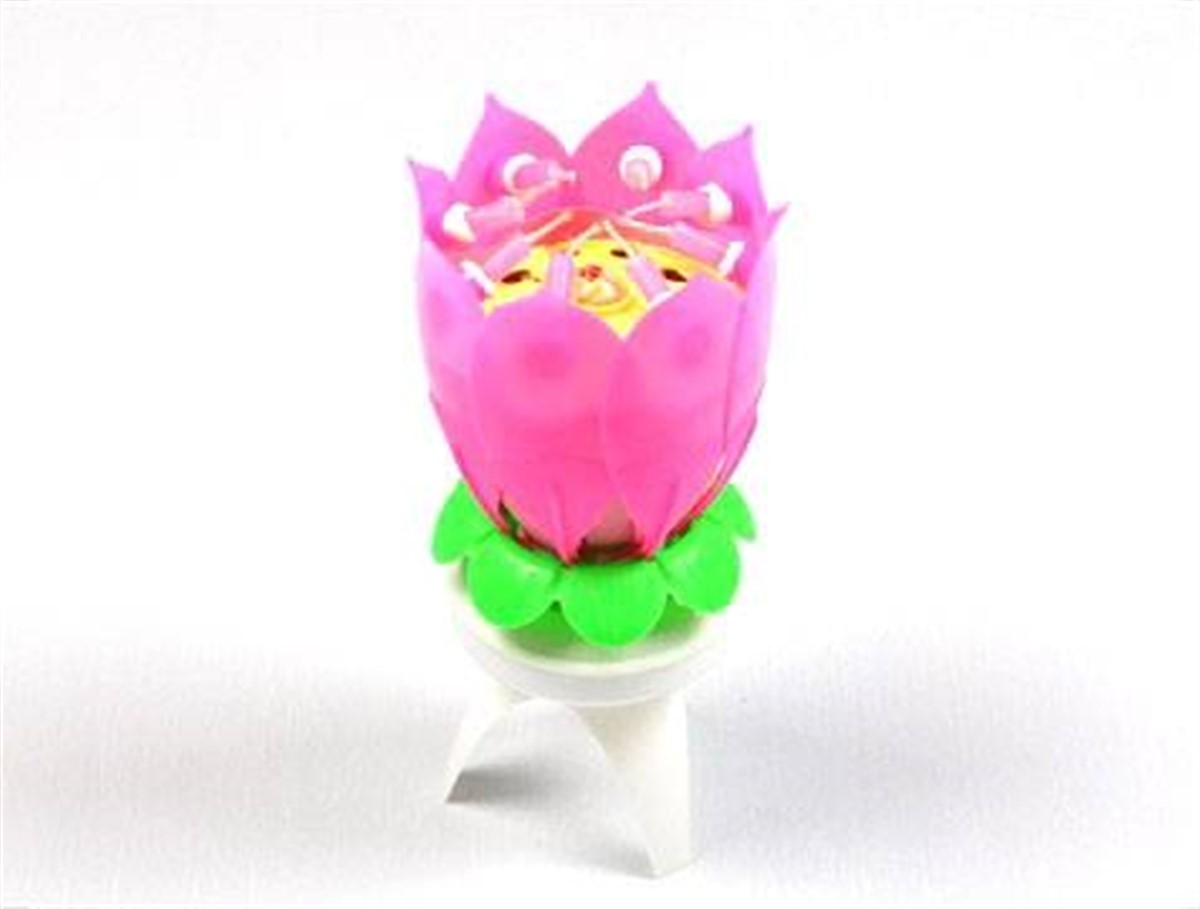 Sihirli Kendinden Açılan Müzikli Pasta Mumu Asorti