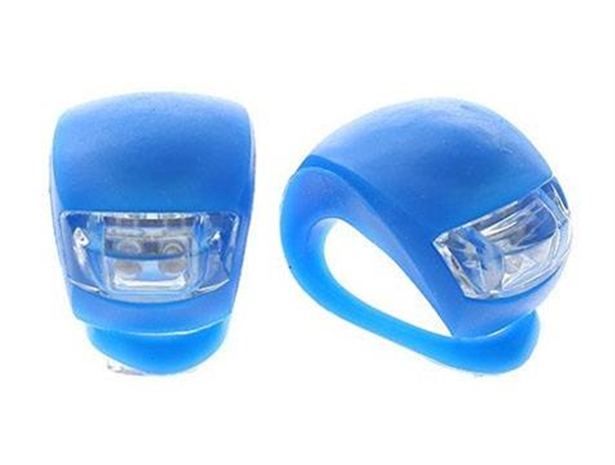 Silikon Bisiklet Flaşör Fener Gidon 2 Adet Asorti