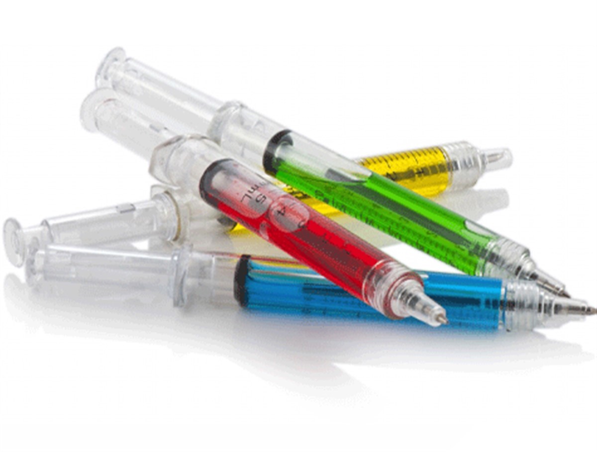 Şırınga Şeklinde Tükenmez Kalem Syringe Pen